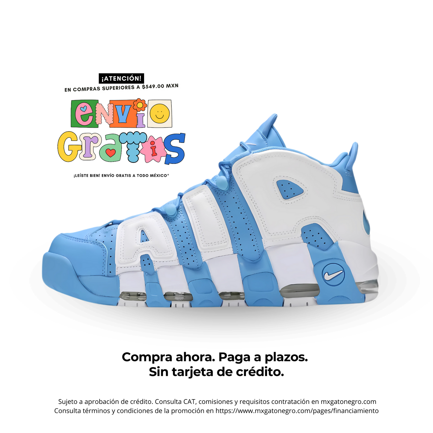 Nike Air More Uptempo University Blue (TOP Quality)