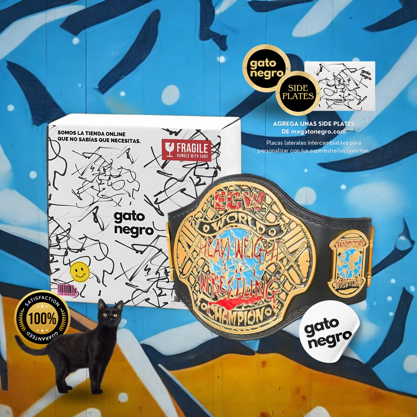 ECW World Heavyweight Championship Replica 1:1 Title Belt