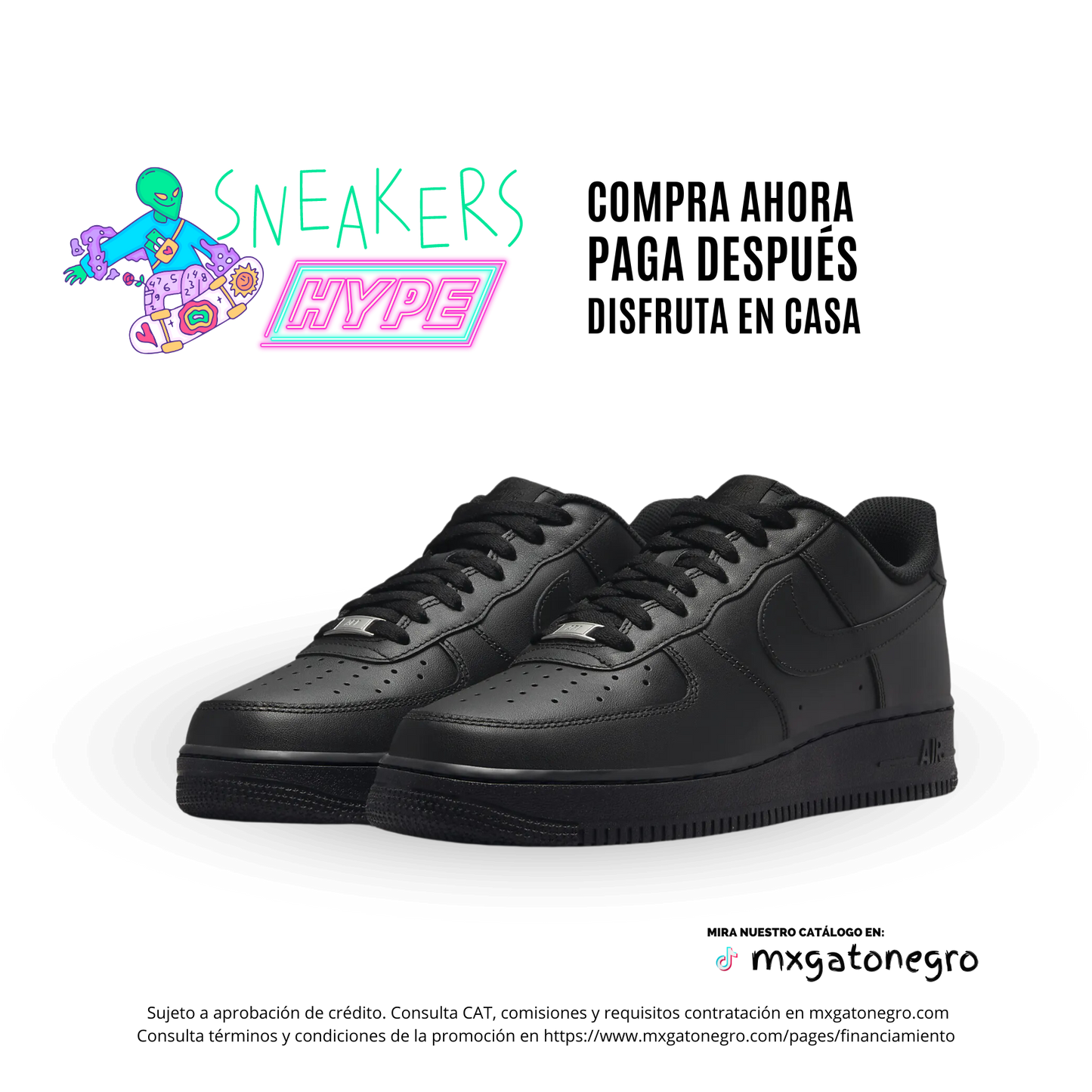 Nike Air Force 1 - Black (Premium Choice)