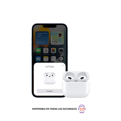 Audífonos OEM AirPods con estuche de carga MegSafe