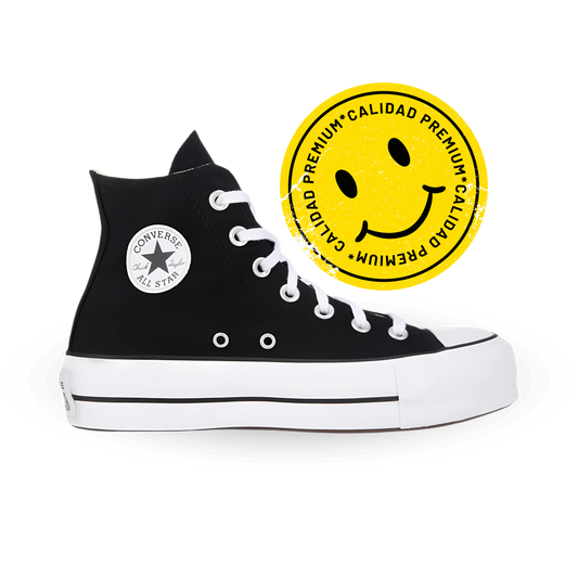 Converse Bota Chuck Taylor All Star de Plataforma Lift - Black (Premium Choice)