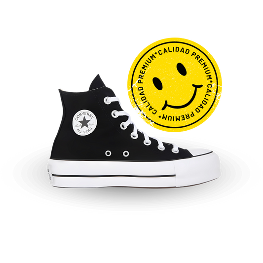 Converse Bota Chuck Taylor All Star de Plataforma Lift - Black (Premium Choice)