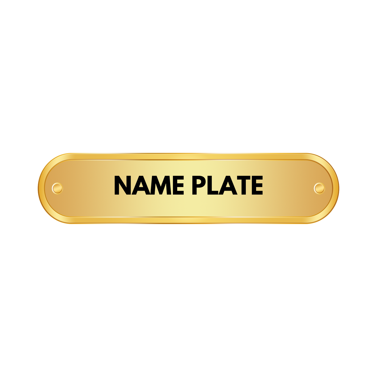 Personalized plate with your name for the BLACK CAT championship