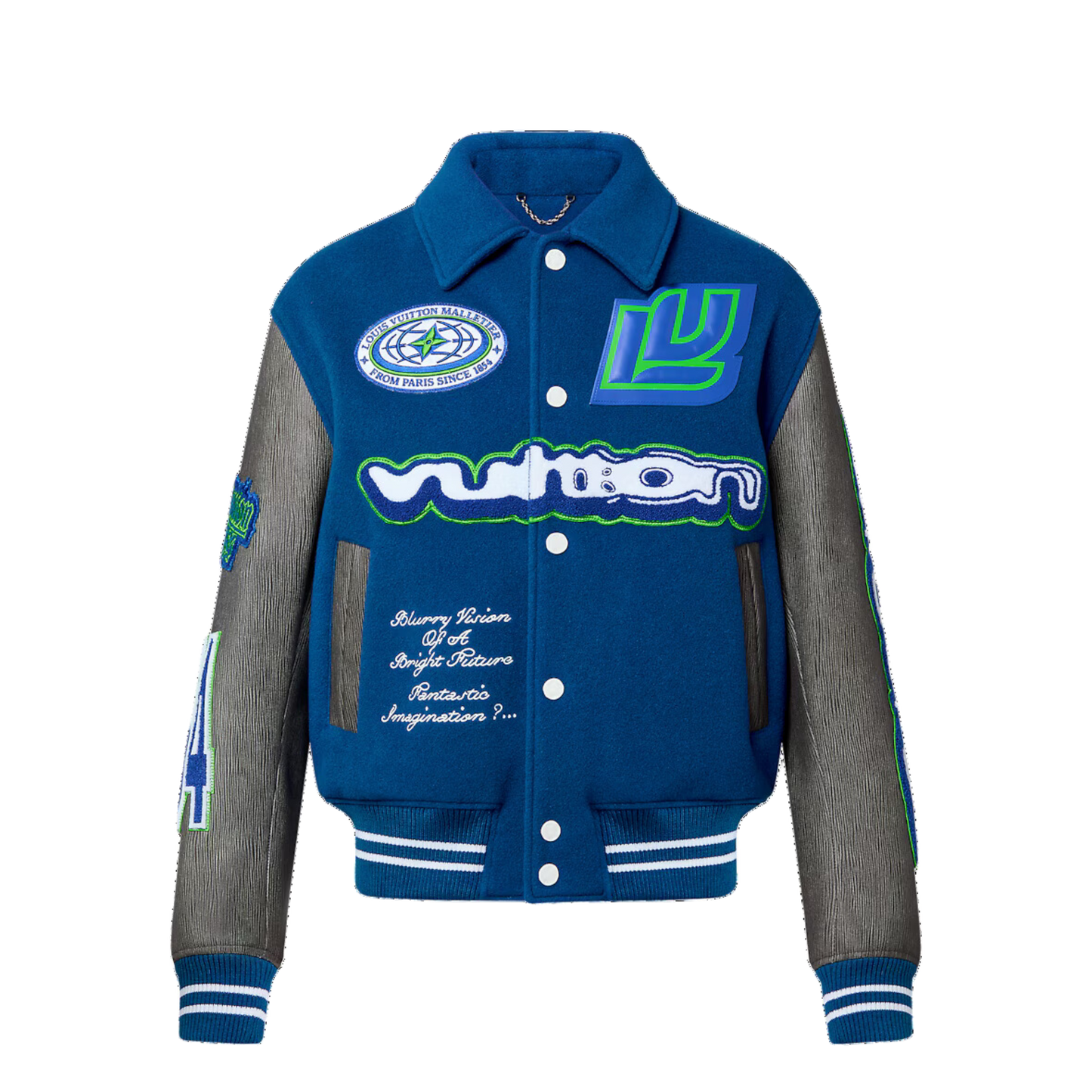 Embroidered Varsity Blouson