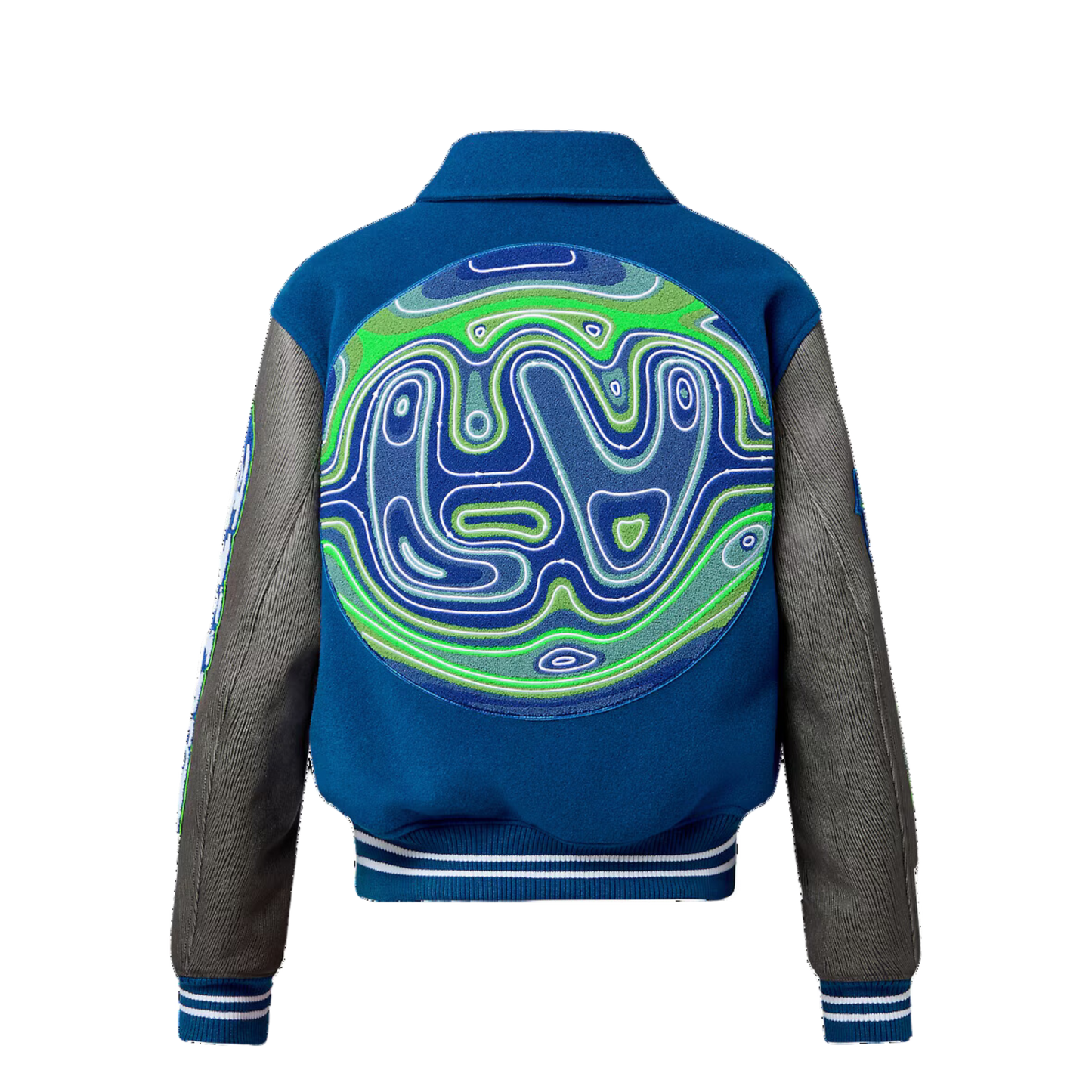 Embroidered Varsity Blouson