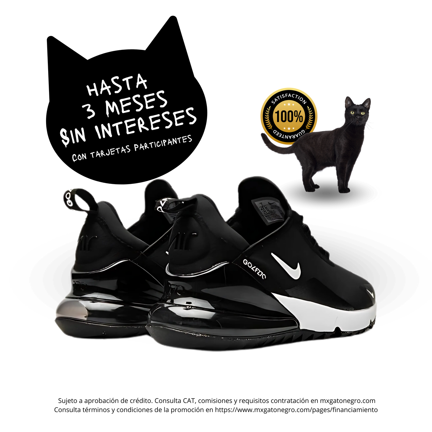 Nike Air Max 270 (Para estudiantes) - Black (Premium Choice)