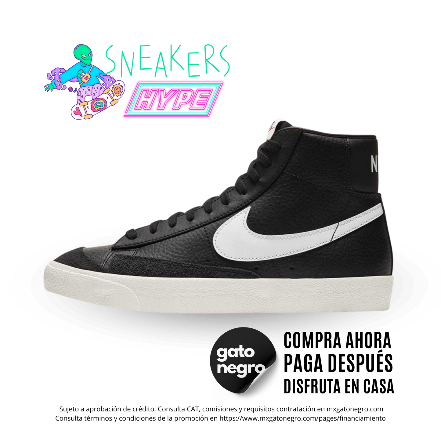 Nike Blazer Mid 77 VNTG - Black (Premium Choice)