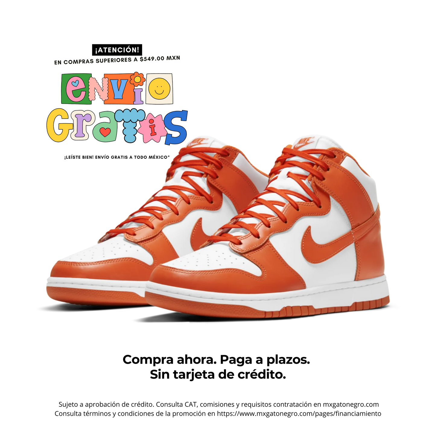 Nike Dunk High - Orange Blaze (Premium Choice)