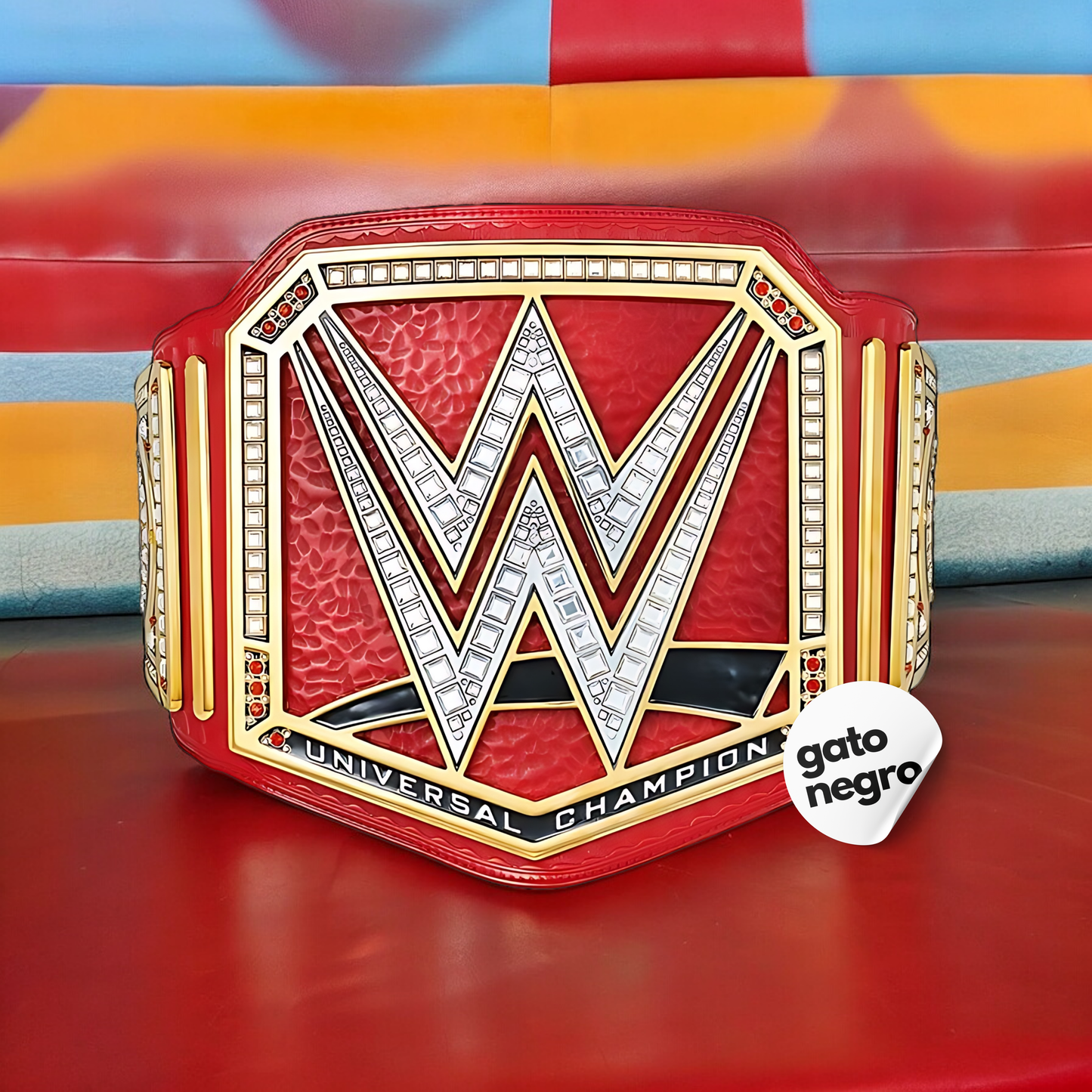 Red Universal Championship Replica 1:1 Title Belt