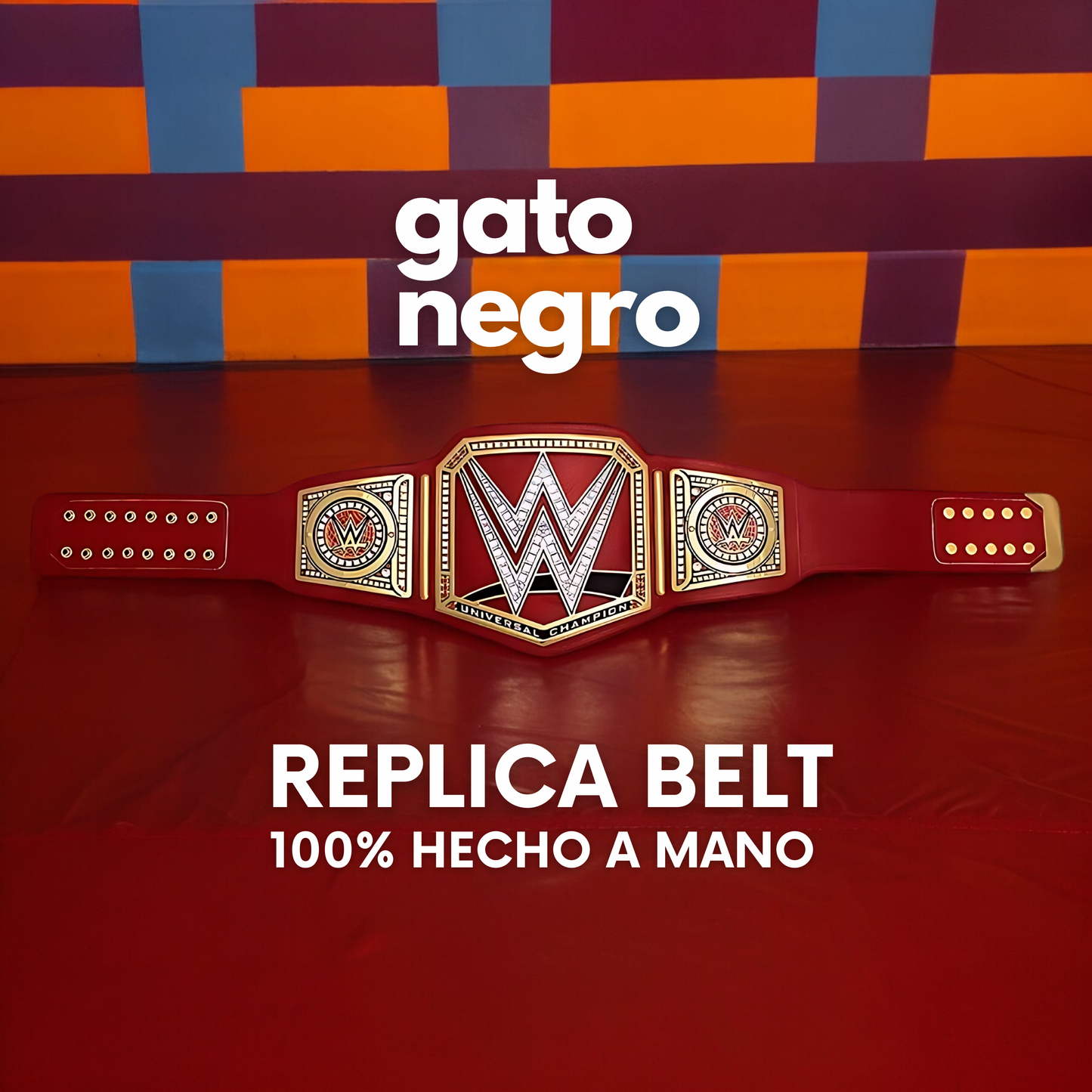 Red Universal Championship Replica 1:1 Title Belt