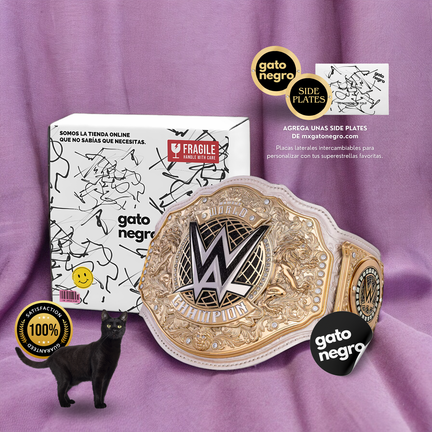 Women's World Championship Replica 1:1 Title Belt